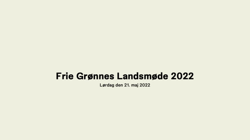 Frie Grønnes Landsmøde 2022 tik square
