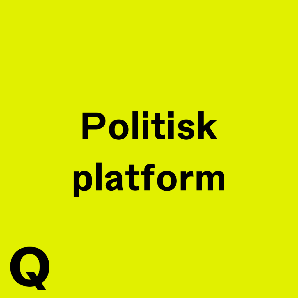 Politisk Platform Til Hjemmesiden