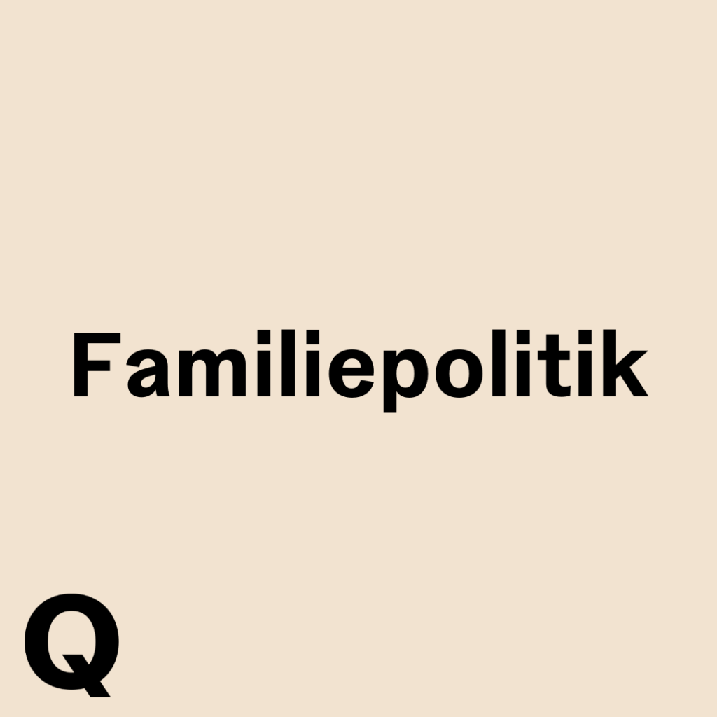 Familiepolitik